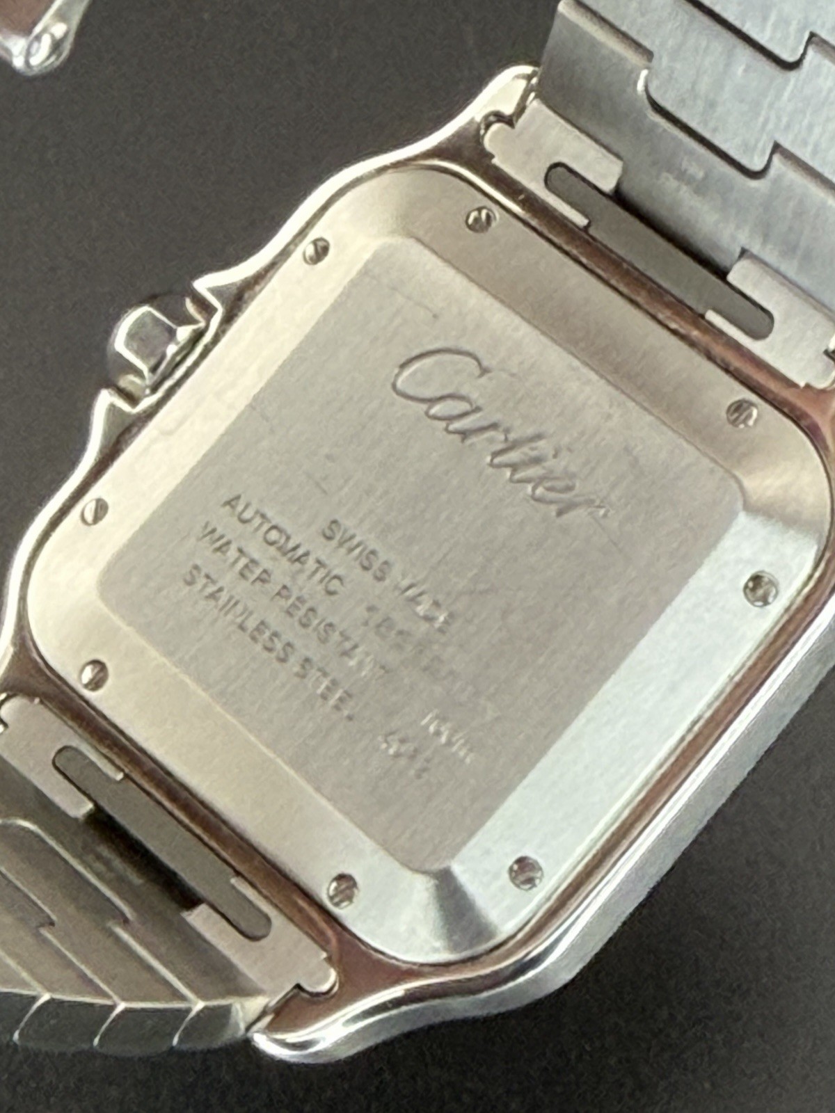 Santos de Cartier Large WSSA0018 | Full Set | 2 Extra Straps | Very Good