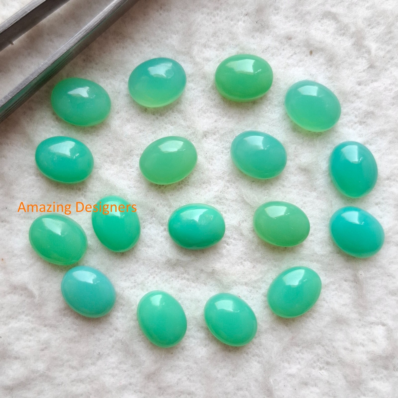Natural Chrysoprase Oval Cabochon 5x7mm to 12x16mm Loose Gemstone
