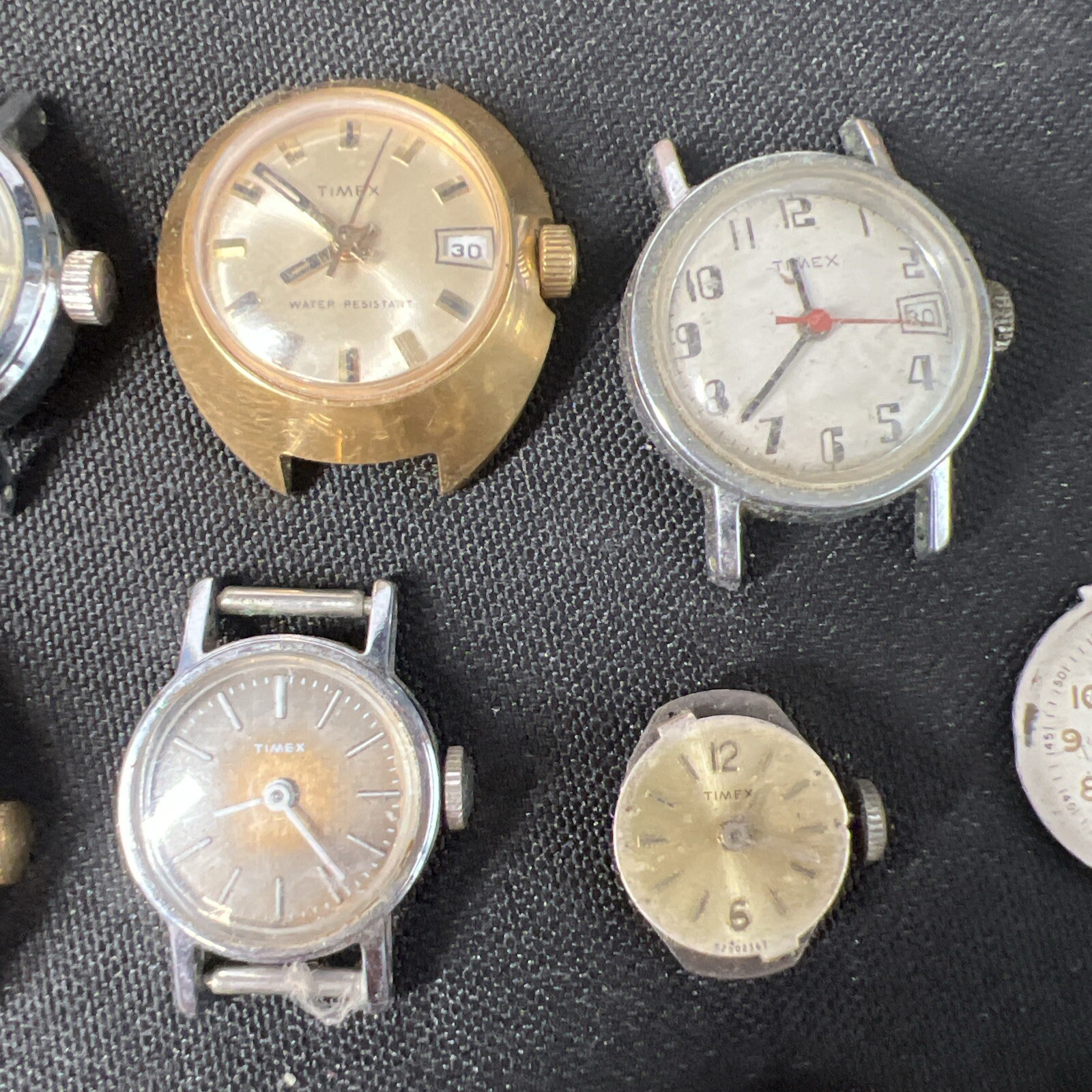 16 Lot Vintage Antique Ladies Watches TIMEX Military UFO Art Deco 60’s (parts)