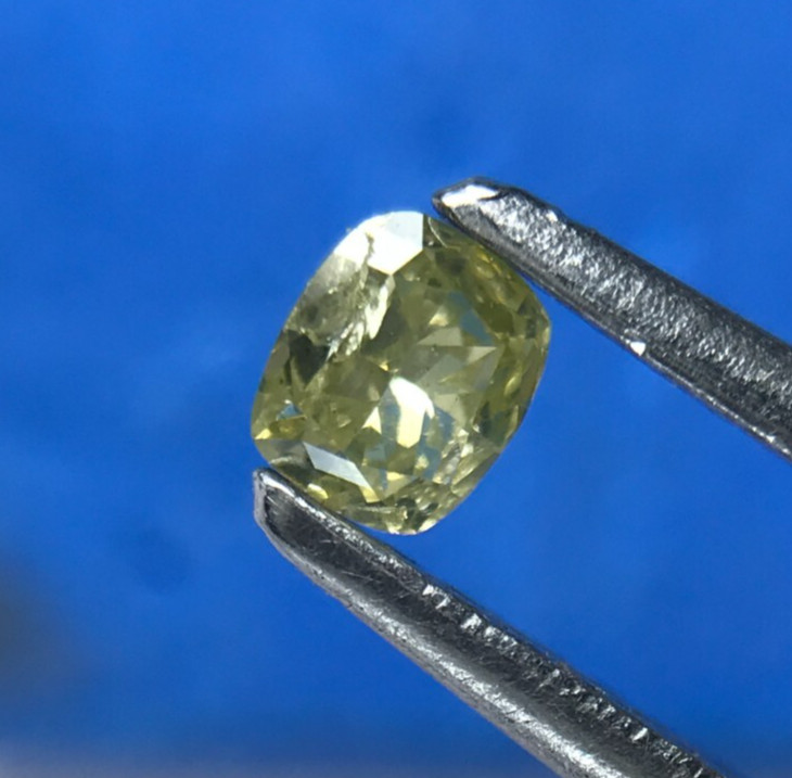 0.11CT 3 MM OVAL CUT DIAMOND ROSECUT DIAMOND YELLOW NATURAL LOOSE DIAMOND