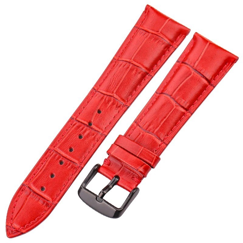 Alligator Grain Genuine Leather Watch Band Quick Release16mm/18mm/20mm/21mm/22mm