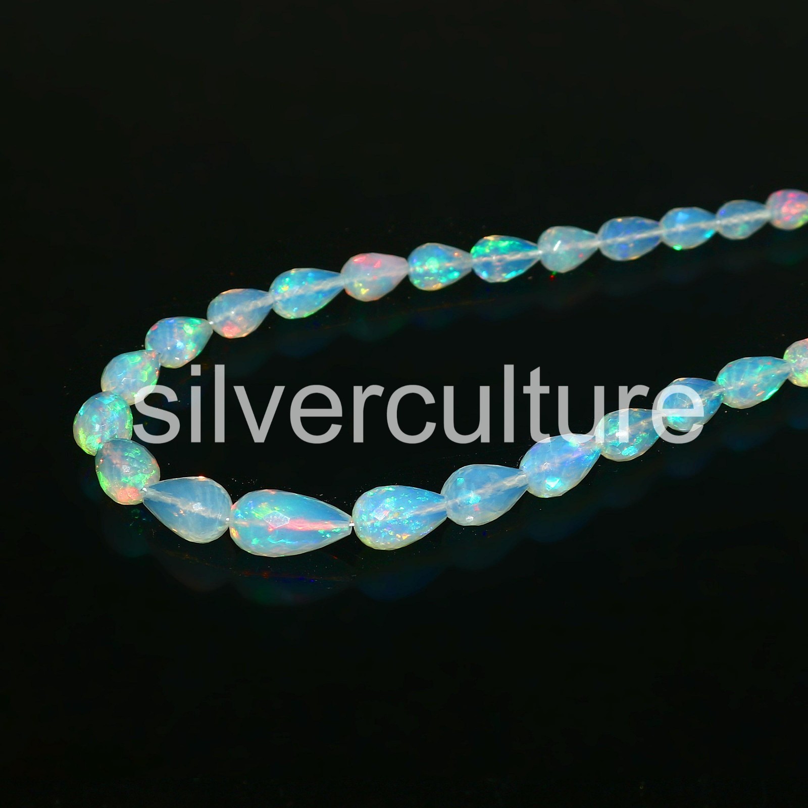 Top Quality Opal beads Teardrops Opal Bead Wedding necklace, Gift For Sister 359