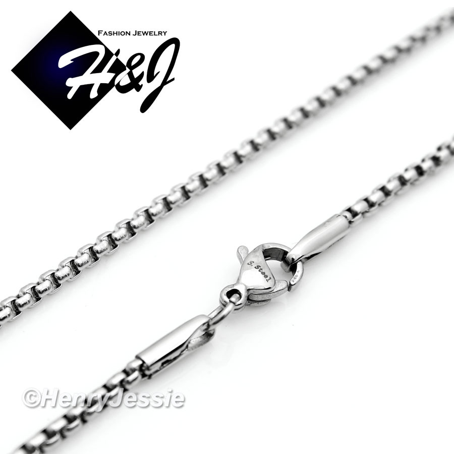 18-30″MEN Stainless Steel 1.5mm Silver Box Chain Gold Plated Zodiac Sign Pendant