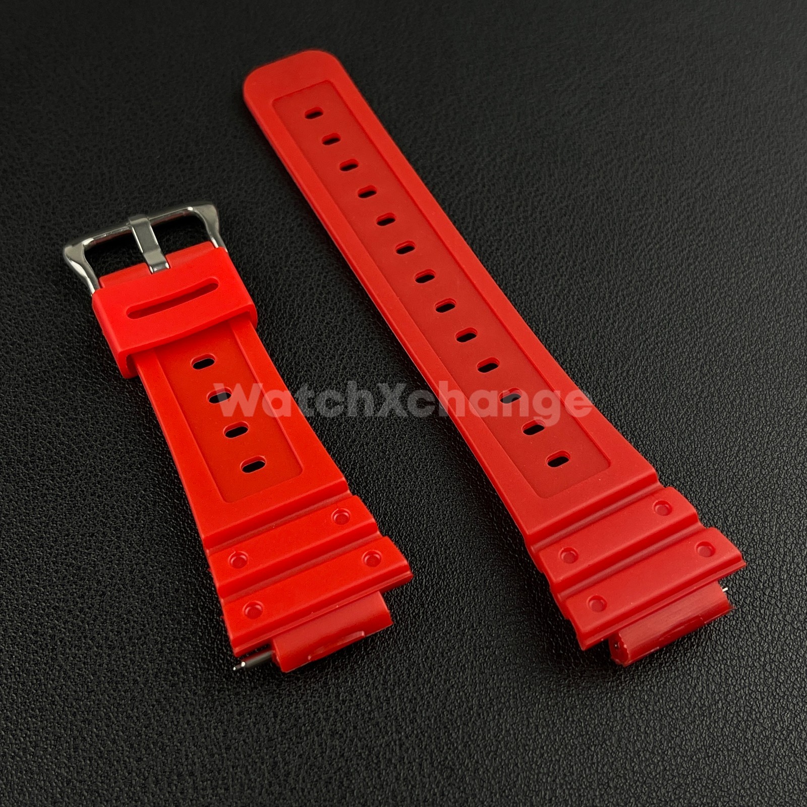Red Watch Strap For G-SHOCK Replacement Rubber Band CASIO GA2100 GA2110 16mm