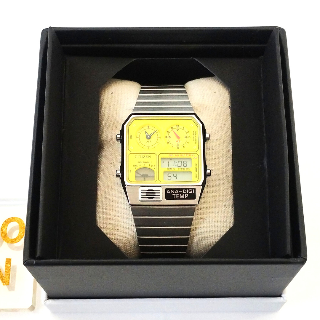 CITIZEN RECORD LABEL PLAYGROUND Edition ANA-DIGI TEMP JG2170-59Y IN STOCK NEW