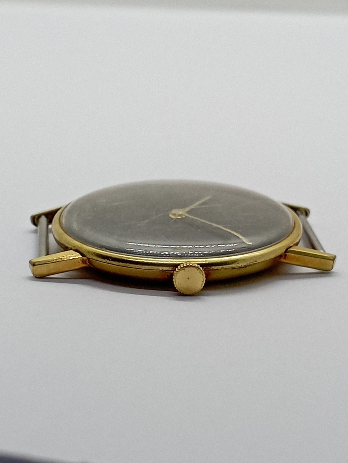 VTG Unique M&M Black Dial Gold Plated Cal. Peseux 7001 (ETA) 6mm. Thickness Work