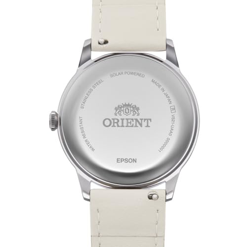 Orient Bambino RN-WK0002E Pale Green Dial Solar Powered Dress Watch Mens