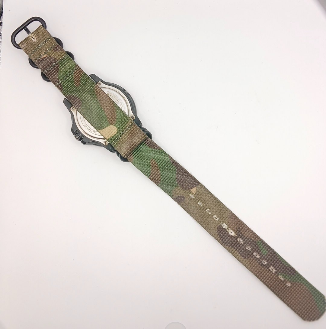 Timex Expedition Tactical Watch – Camouflage Nylon Strap – Black Case – Indiglo