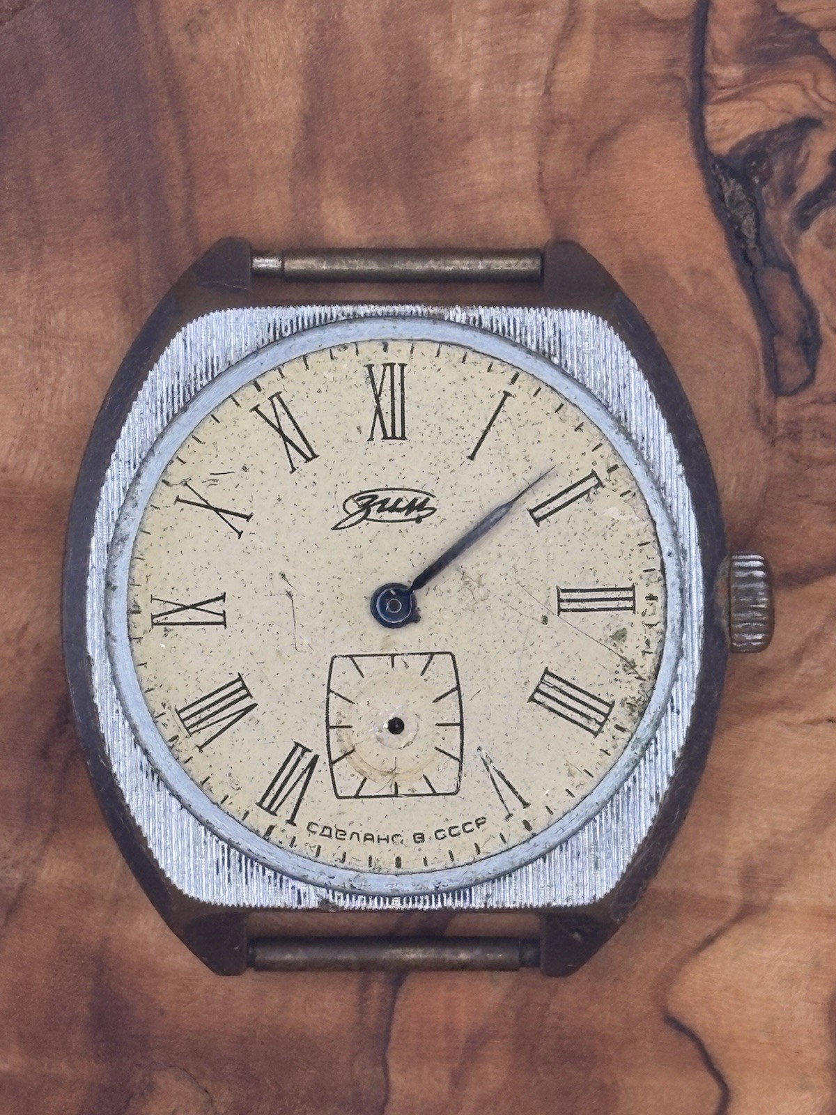 Vintage ZIM Russian USSR Soviet Mechanical Watch 2602 Roman Numeral Running