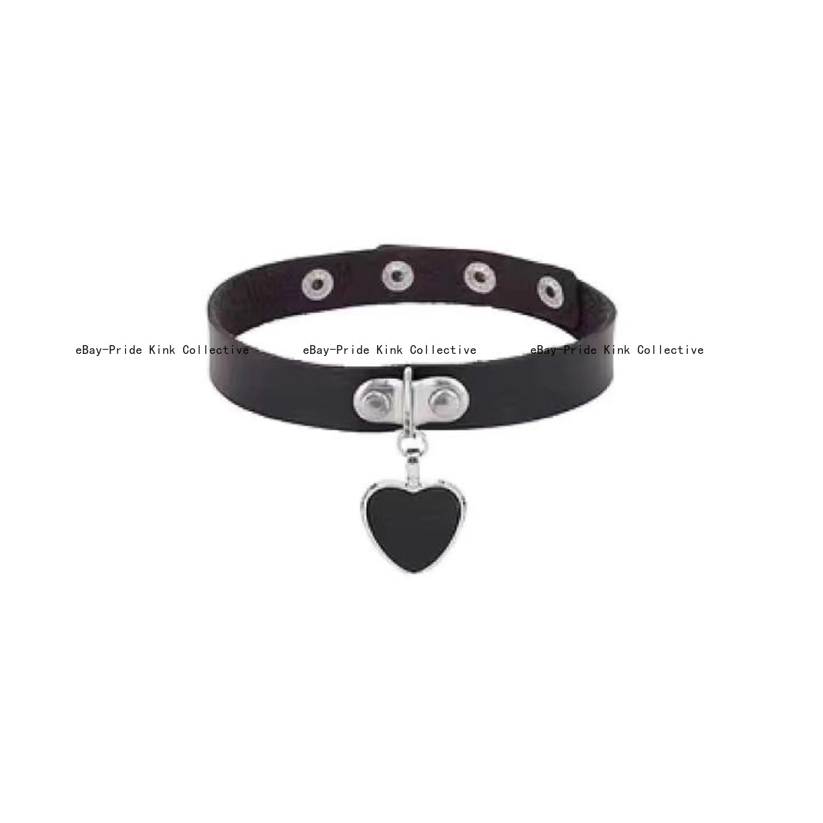 Sexy Bell Choker Collar Necklace for Women, Black White Pink BDSM