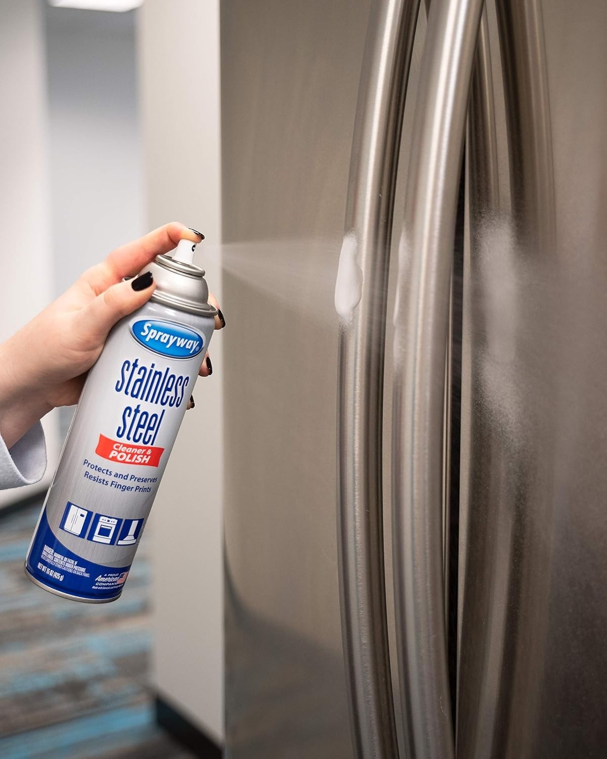Residue-Free Water-Based Stainless Steel Cleaner – 15 Oz for Gleaming Surfaces
