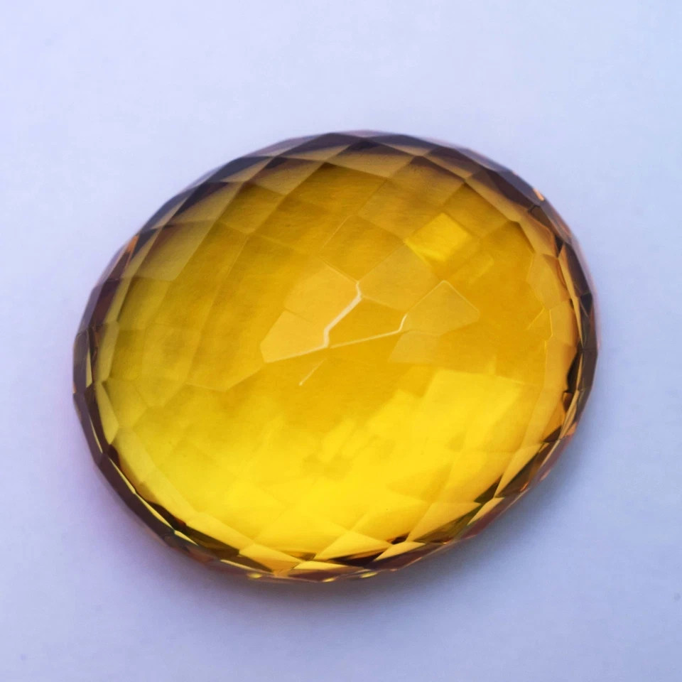 Huge 200 Ct Flawless Yellow Orange Topaz Oval Cut Certified Loose Gemstone
