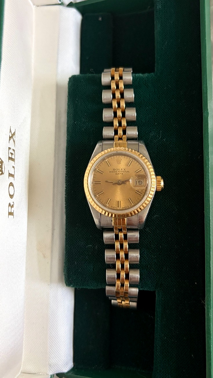 LADIES VINTAGE ROLEX OYSTER PERPETUAL DATEJUST 69173