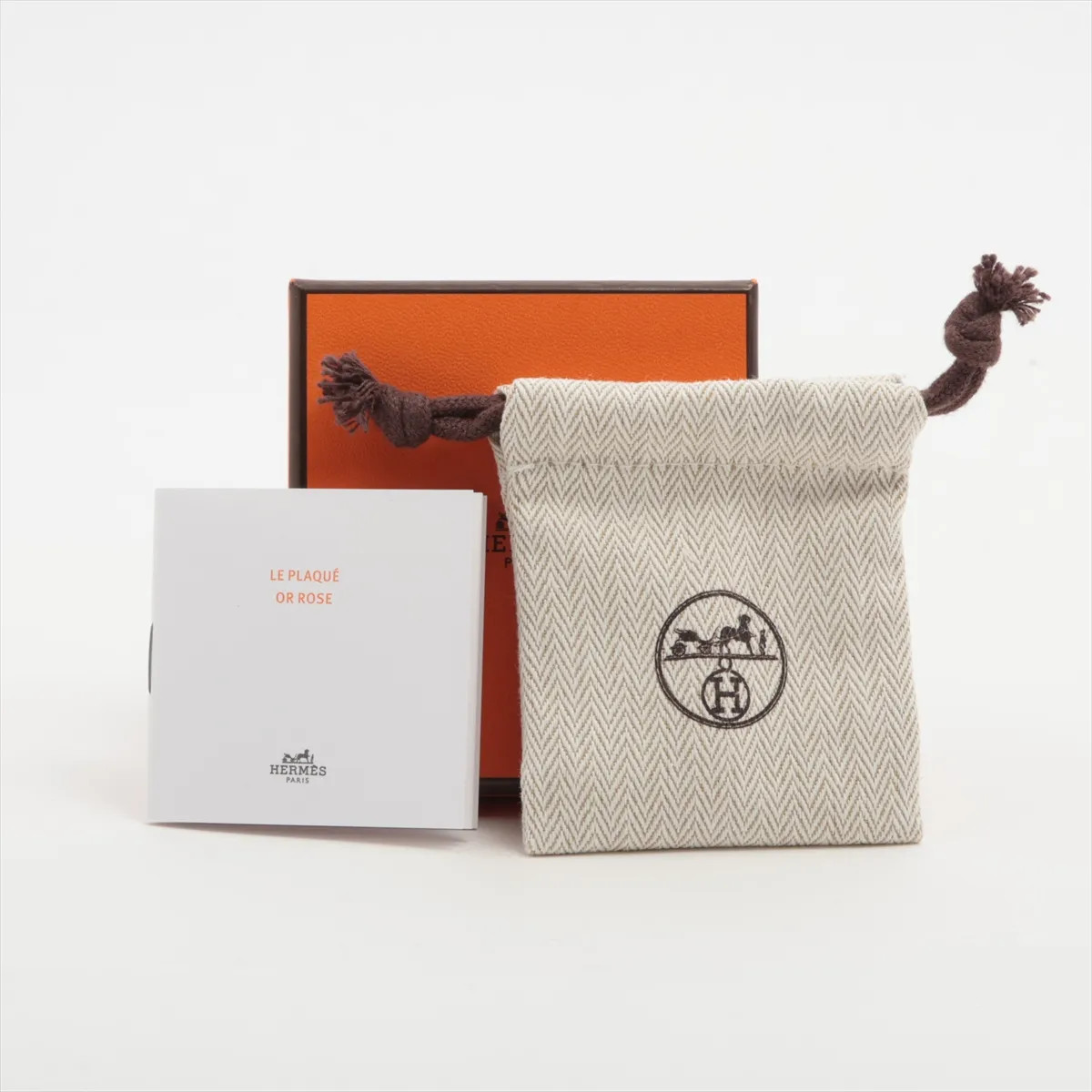 Hermès Mini-pop H Piercing jewelry (for both ears) GP Gold