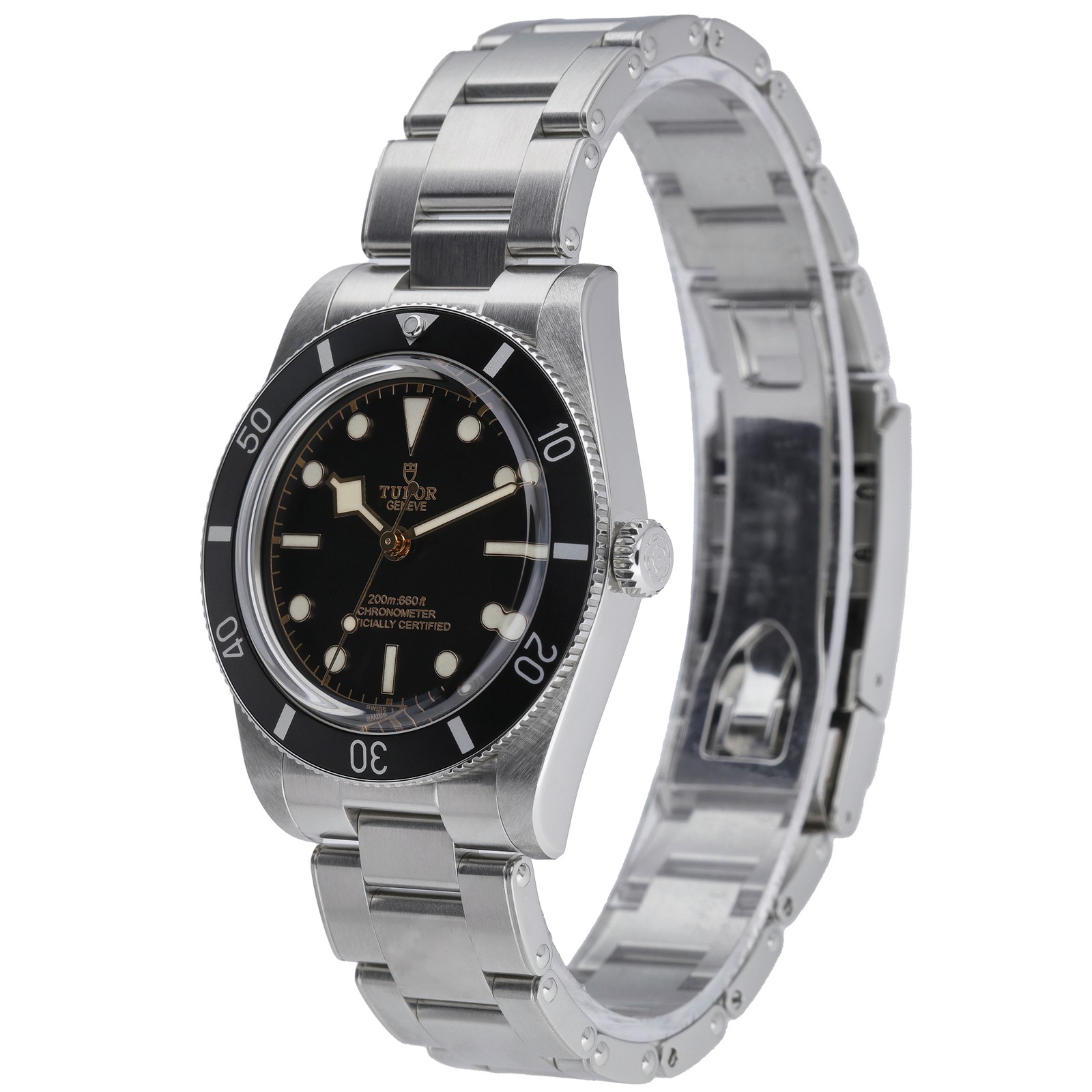 Tudor Black Bay 54 M79000N-0001 with 37mm Steel case and Black dial. Excellen…