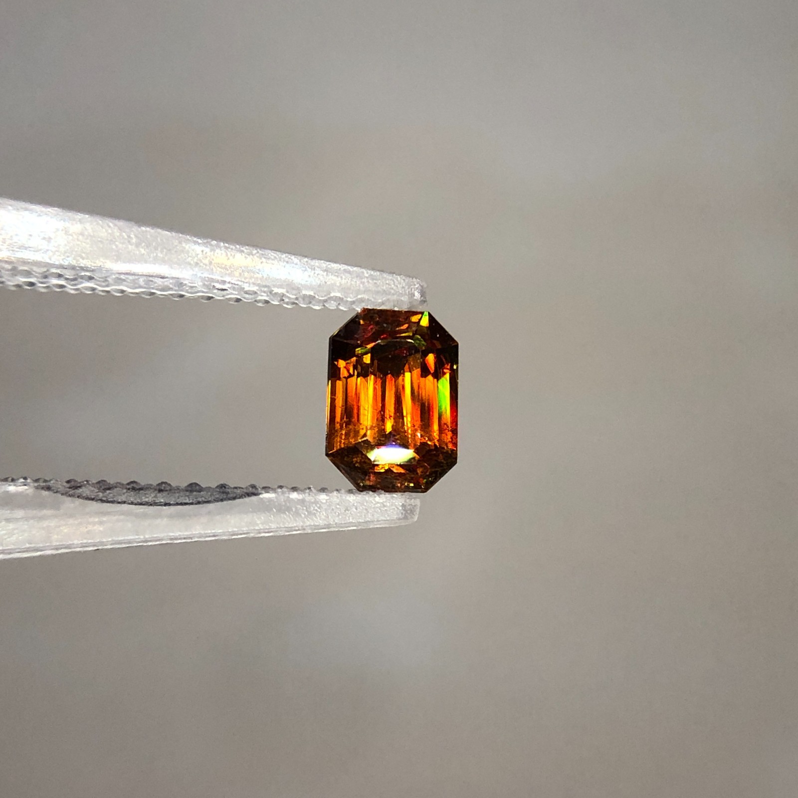 0.60 Ct Natural Full Fire Sphene Titanite Fancy Cut Gemstone For Jewellery