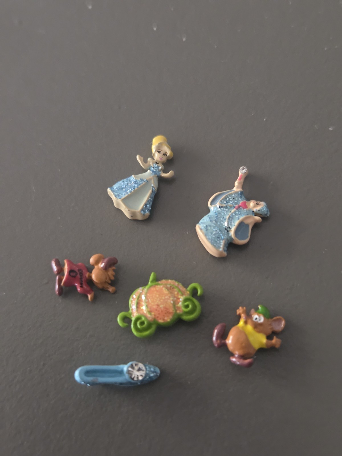 Origami Owl DISNEY Cinderella Set Of 6 Charms, All NEW AS PICTURED