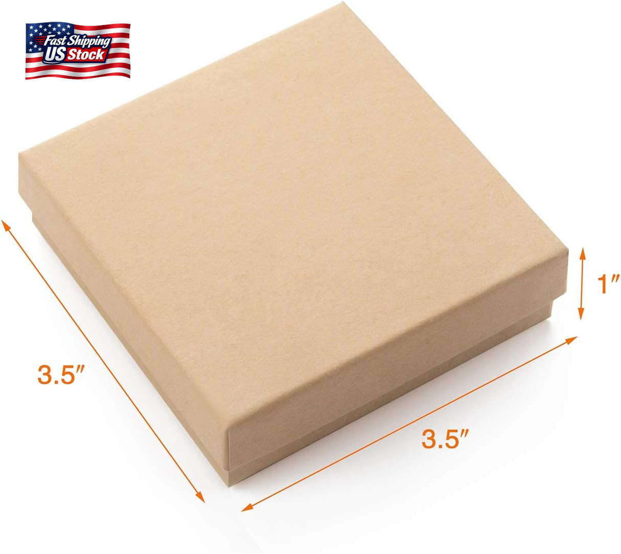 GEFTOL Jewelry Gift Boxes 20 Pack 3.5X3.5X1 Inch Cardboard Jewelry Boxes,Small G