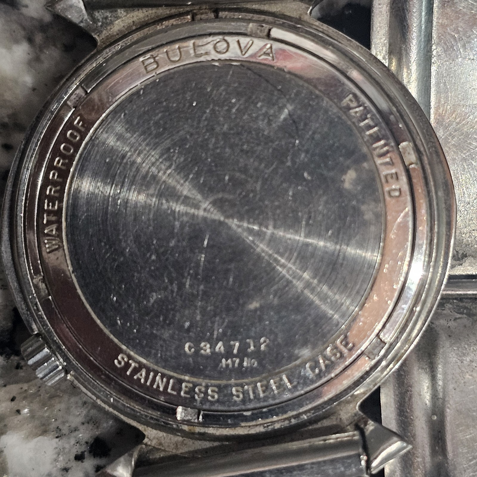 1967 Bulova Accutron 15 Jewel 36mm Tuning Fork 218D USA Stainless Watch – Repair