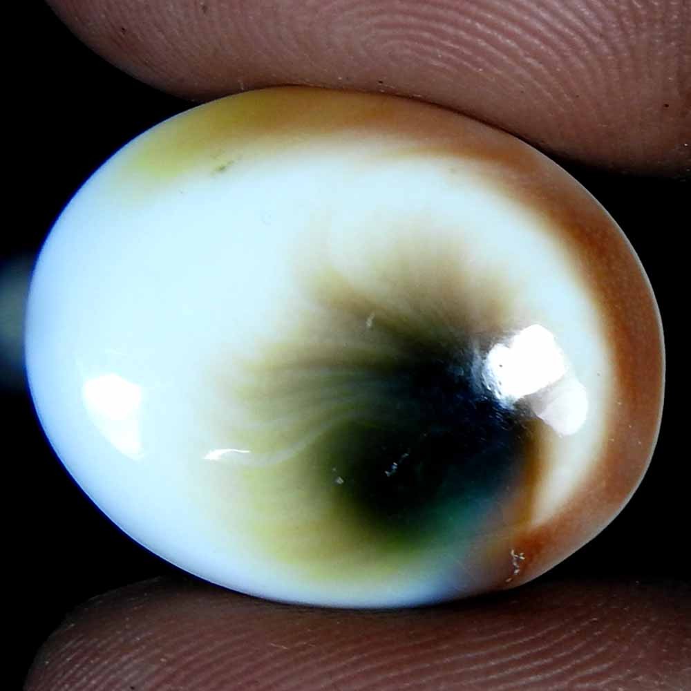 25.80Cts100%Natural Shiva Eye Jasper Oval Cabochon(22x18x5)Loose Gemstone