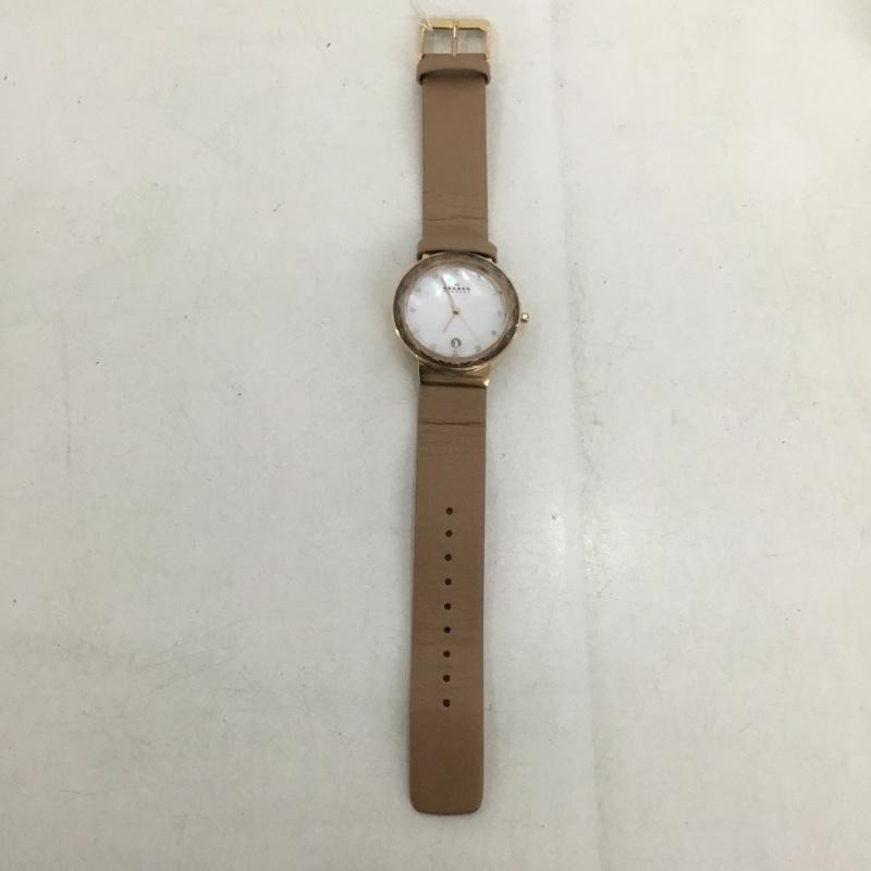SKAGEN Analog (Quartz) Watch SKW2168 Leather Strap USED 2ND Used 10135184