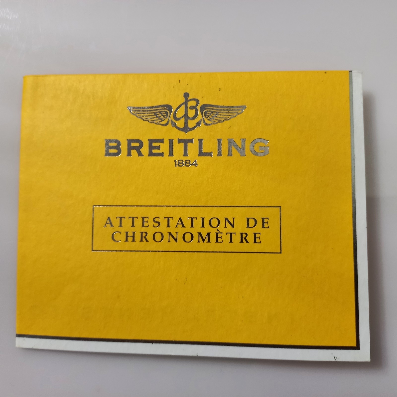 Breitling B-2 A42362 Full Document Set – Warranty, COSC & Slide Rule User Manual