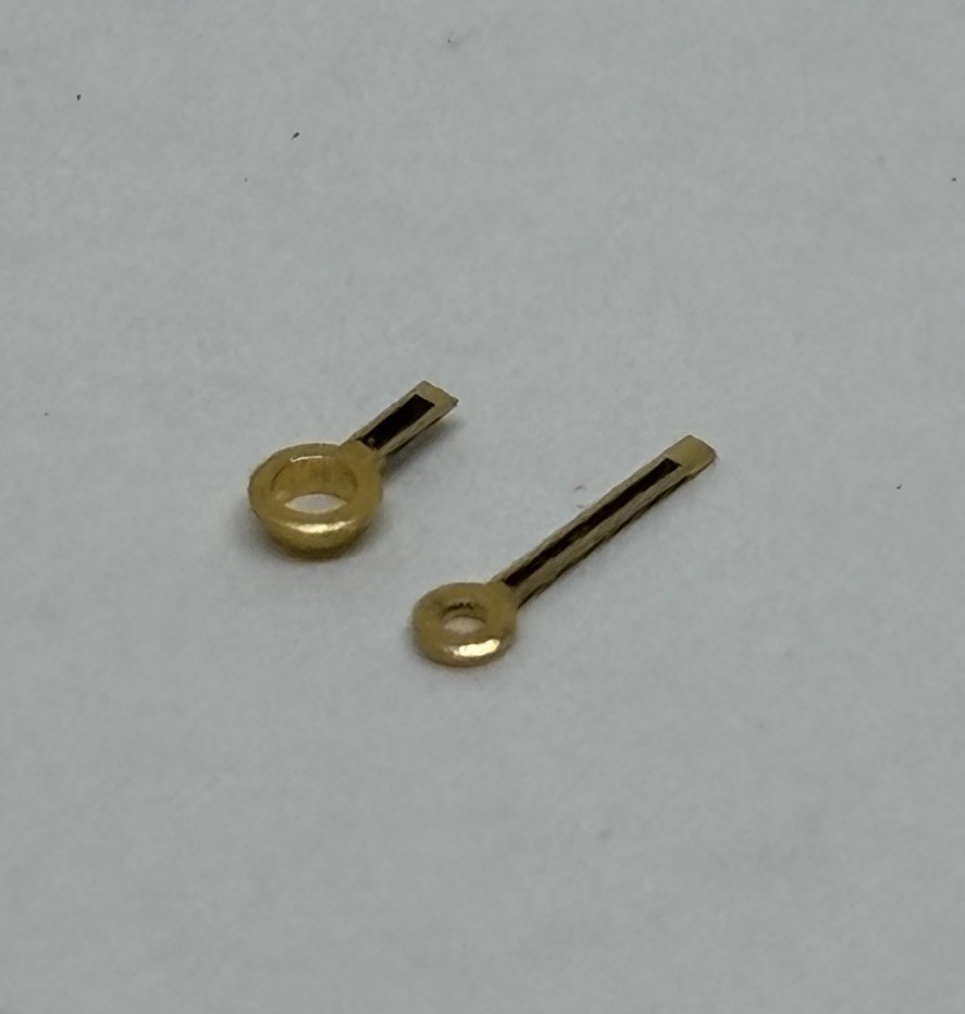 Bulova Watch Hands Set For Cal. 6CL Mechanical Manual Wind Movement Gold Tone