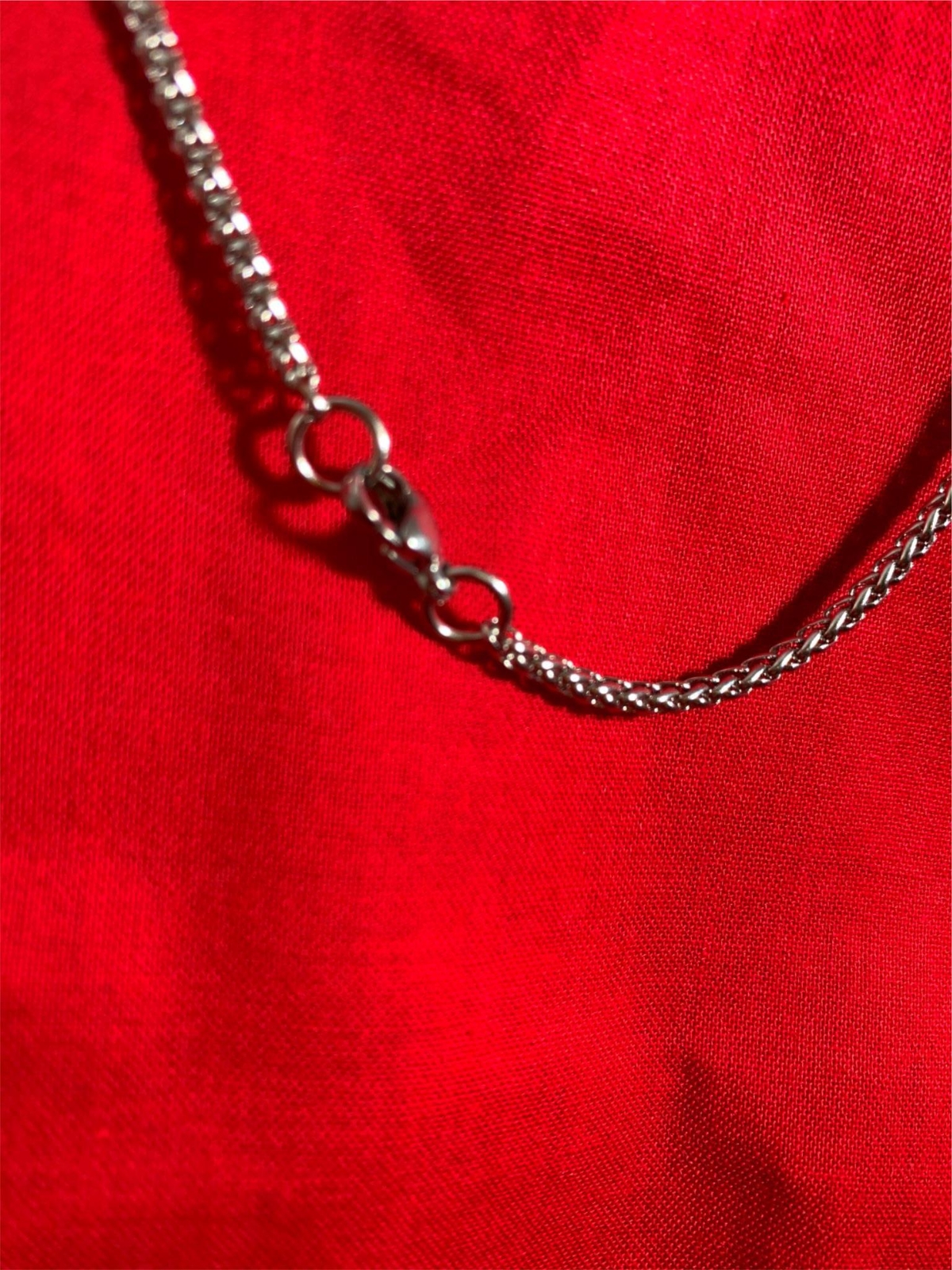 24 inch 3 mm Stainless Steel Braided Wheat Rope Unisex Necklace Chain