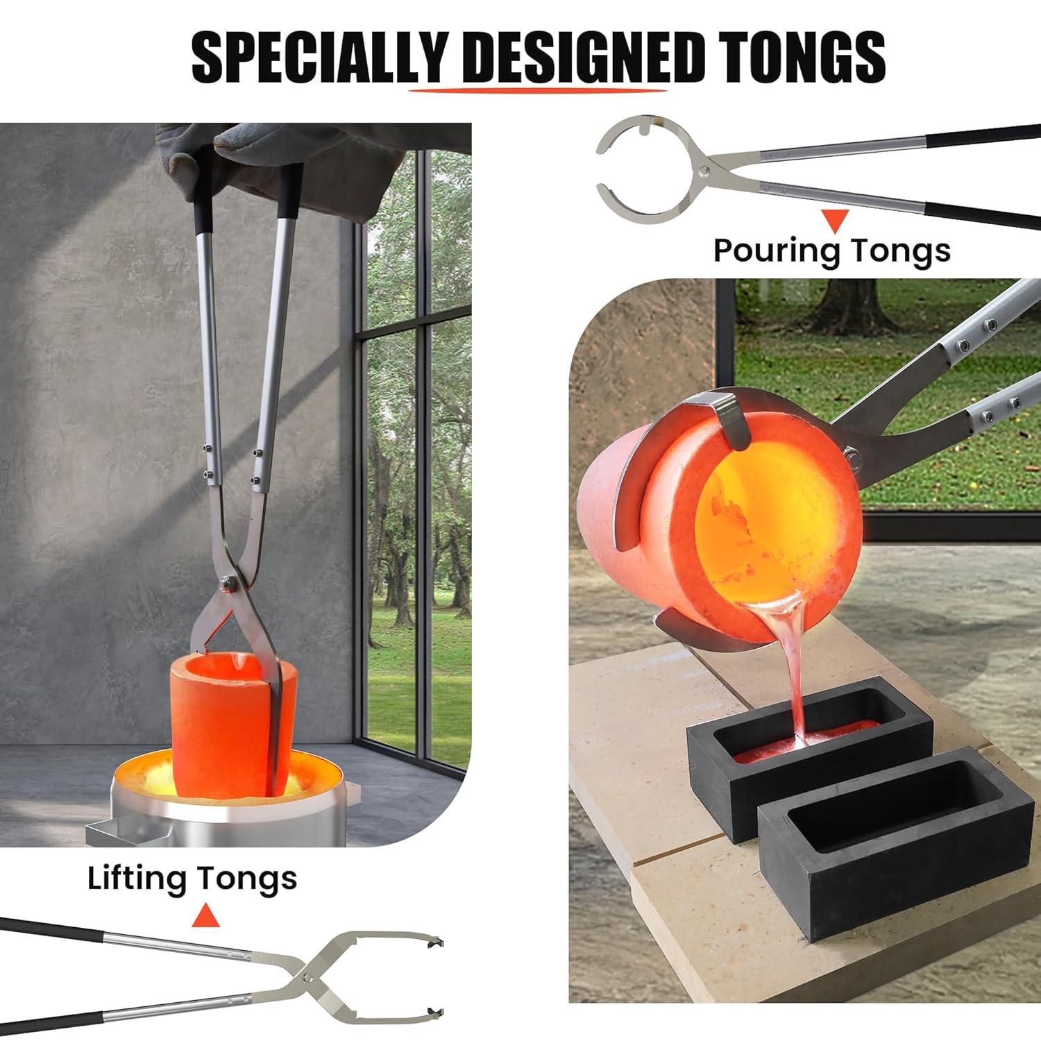 3KG Complete Propane Melting Furnace Kit for Beginners Metalworking Equipment