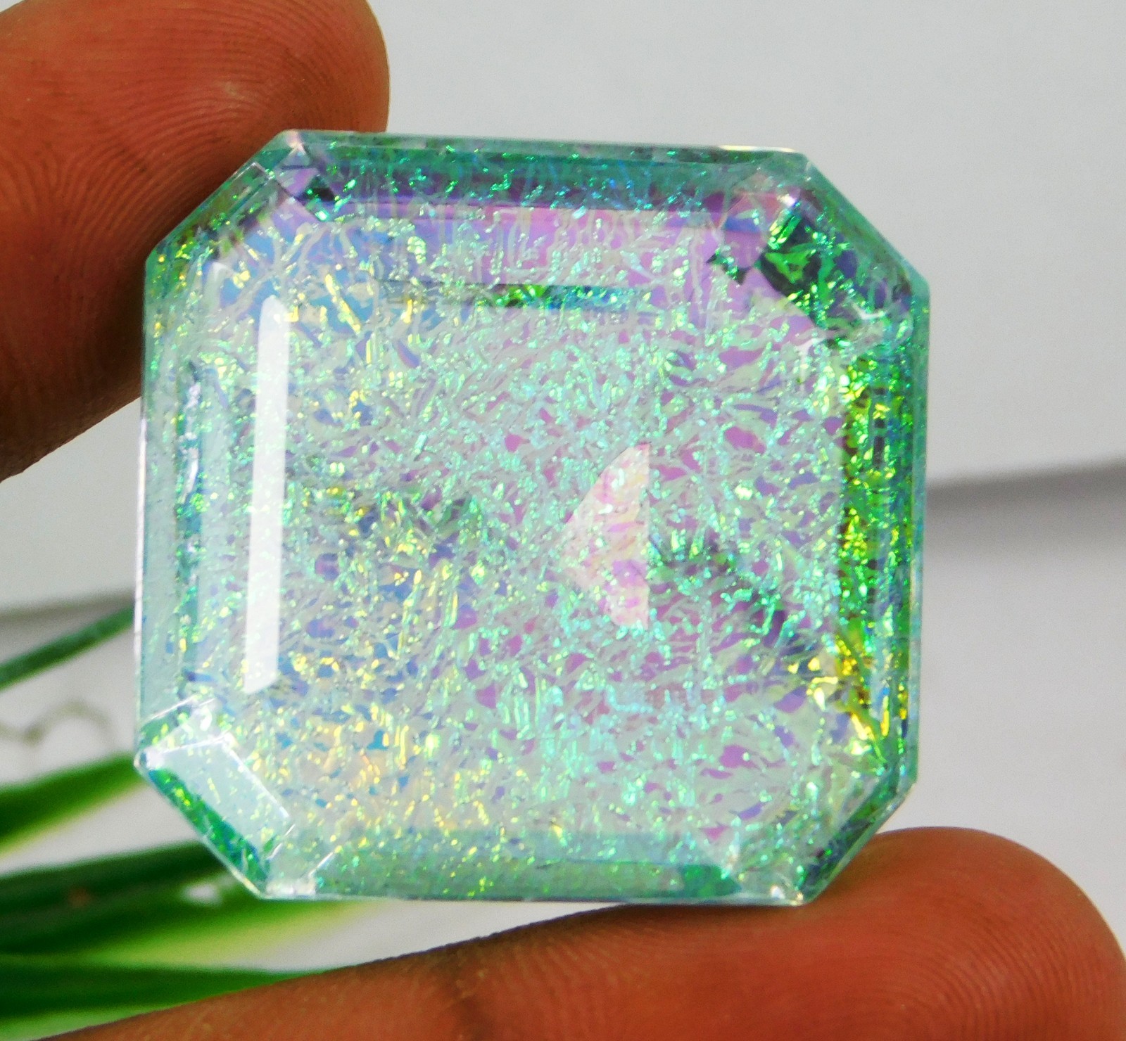 128.50 Ct Natural Monarch Fire Opal Doublet – Certified Radian Cut Gemstone