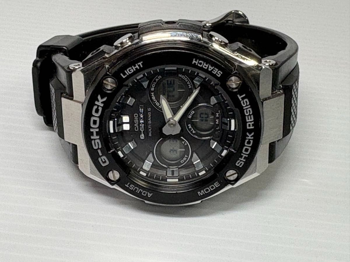 Condition With Manual Box CASIO G-Shock GST W300G 1AJF Resin Bezel Radio Solar