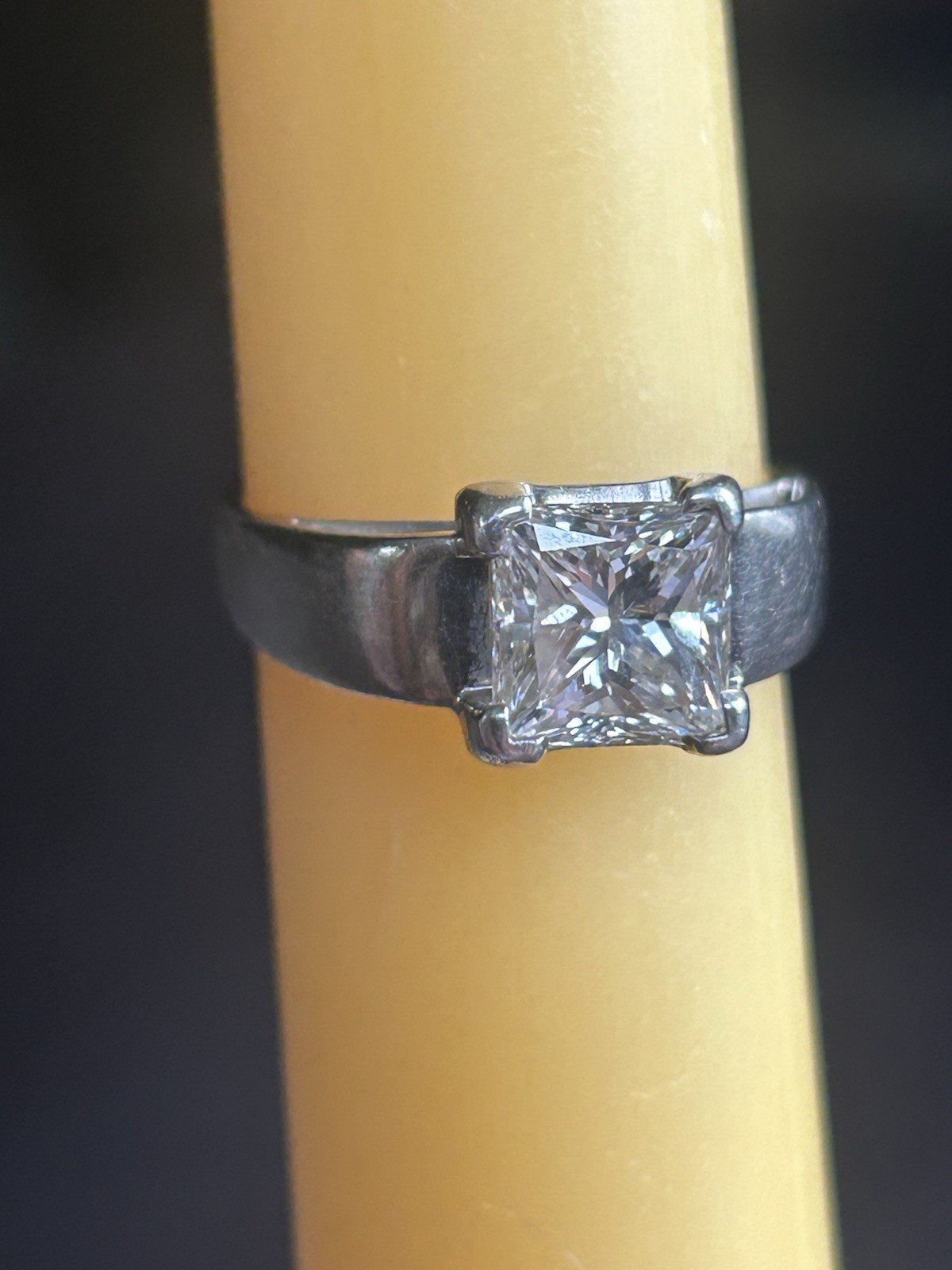 Princess Cut Solitaire Engagement Ring