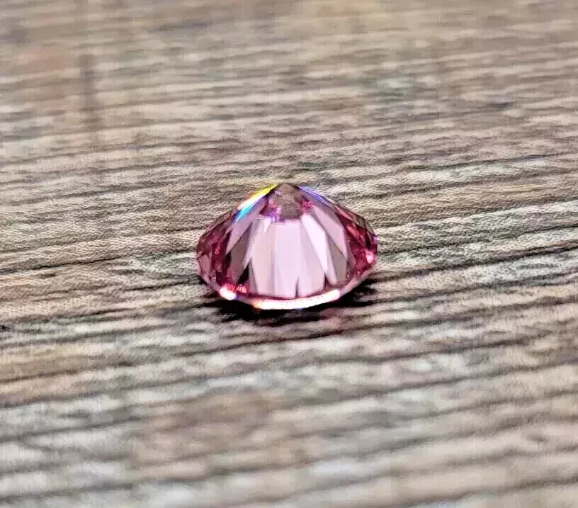 1 Carat Pink Diamond – Natural, Round Cut, VVS1 Clarity, Certified T38
