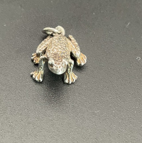 PRB? Sterling Silver Frog Charm