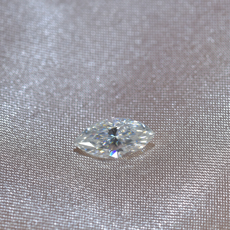 White Marquise D Color VVS1 Loose Moissanite 1.5×3-10x20mm Real jewelry With GRA