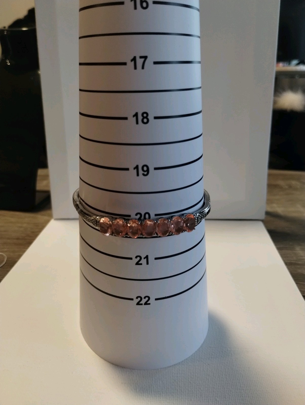 Morganique Quartz Adjustable Bangle Bracelet In 316L Stainless Steel 6.50-7.87in