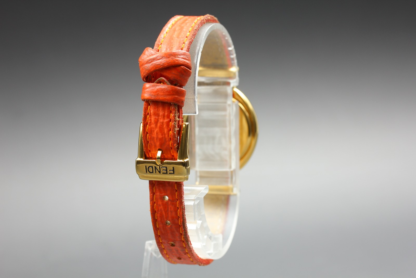 *N MINT w/ Box* FENDI 640L Chameleon 24mm 9 Colors Change Belt Qz Women’s Watch