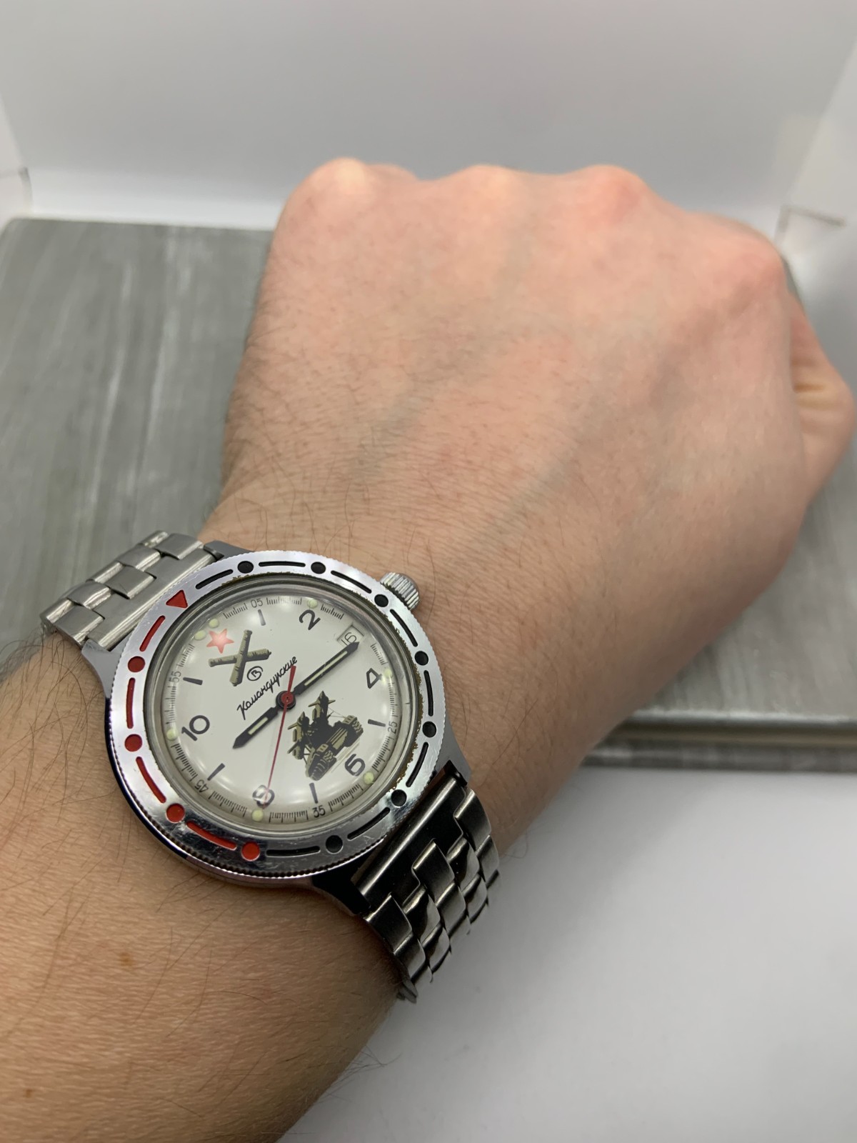 Military Soviet Men’s Watch Vostok Komandirskie Wostok Automatic USSR Russia