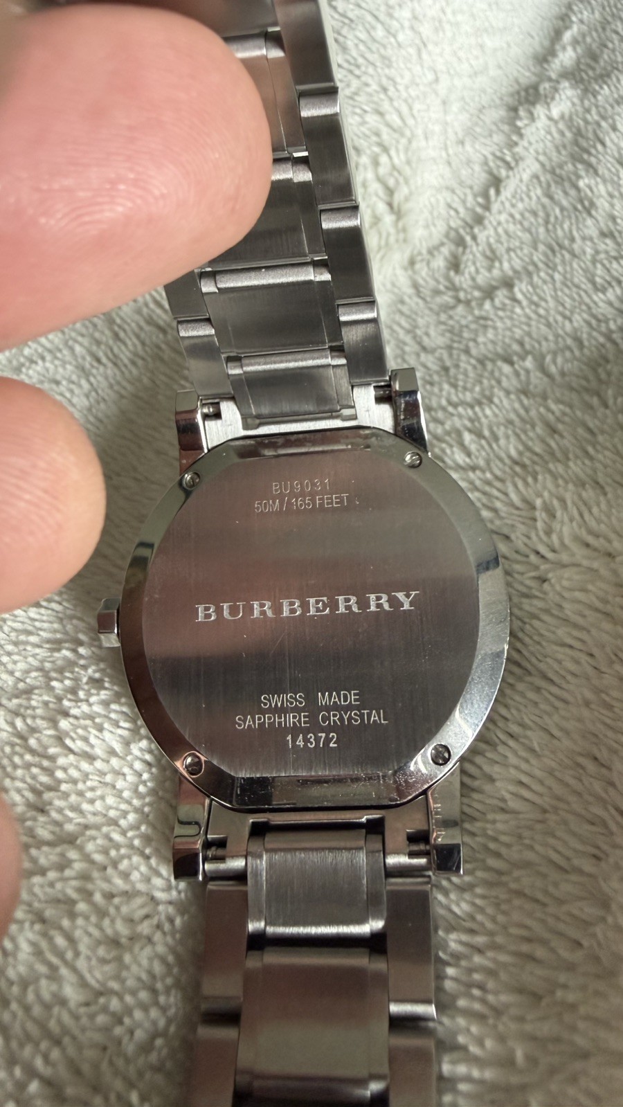 Burberry Men’s Watch The City – 40MM Steel Blue (BU9031) Watch