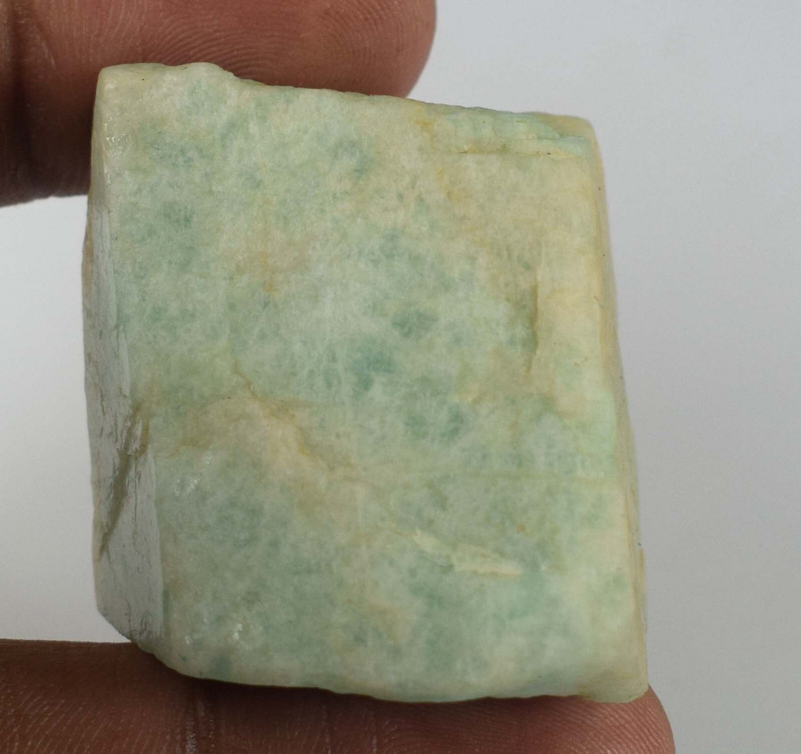 African Green Amazonite 188.85 Carat Natural Healing Gemstone Rough Bumper Offer