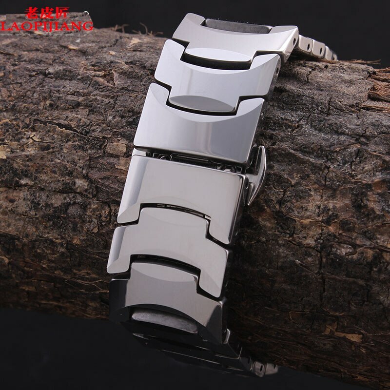 26mm 15mm Stainless Steel Bracelet for Rado 6027 Watch Strap Watchband + Buckle