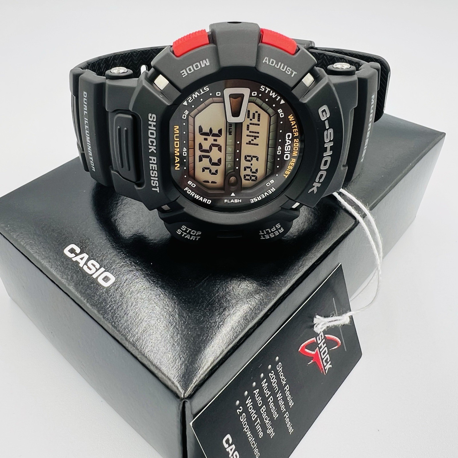 NEW CASIO G-SHOCK G-9000-1DR Men’s Watch Mudman Digital Shock Resistant Genuine