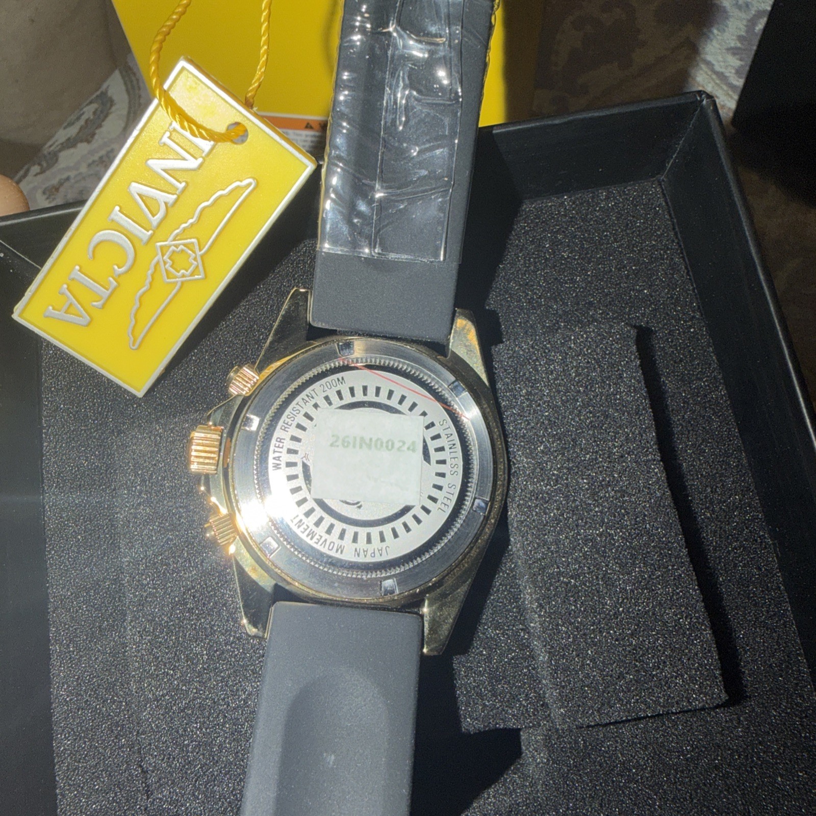 Invicta Speedway Men’s Watch 50873 -39.5mm Gold&Green Roulette Dial. W Box&tags