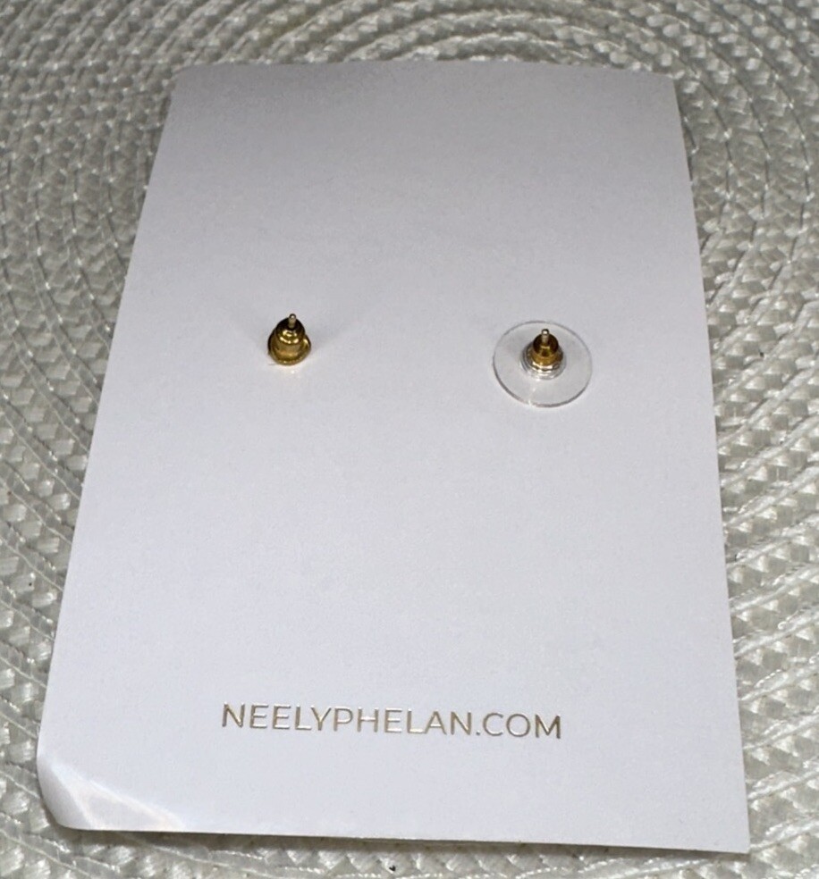 Neely Phelan Cowrie Baroque Shell Pearls Earrings