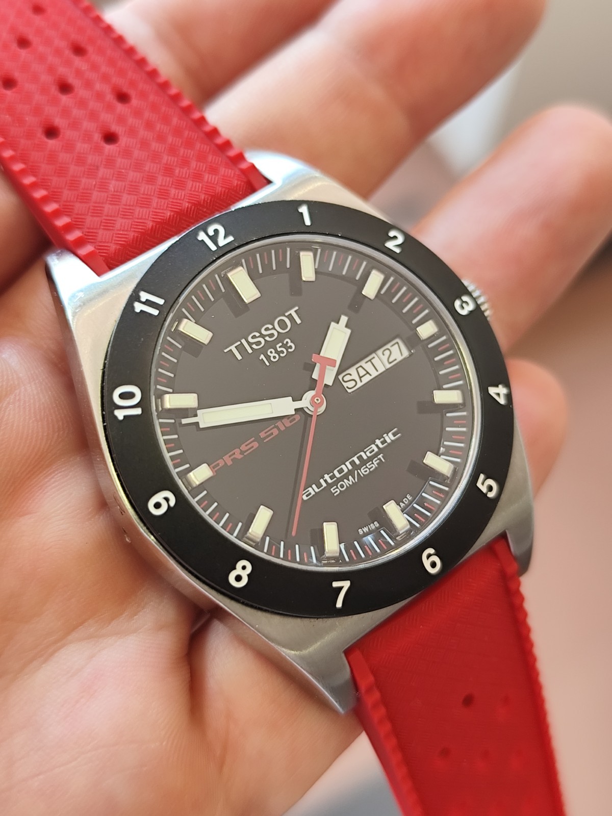 Tissot prs 516 automatic black watch