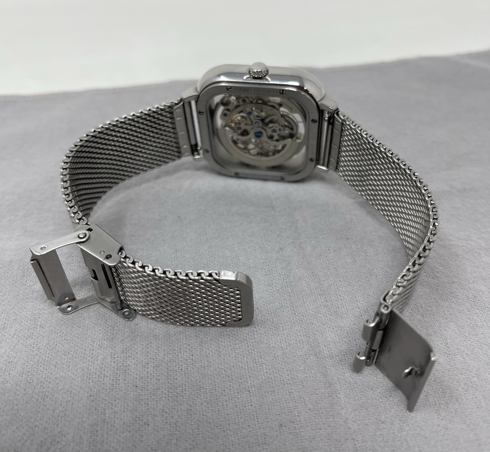 CIGA DESIGN MEN’S AUTOMATIC STAINLESS STEEL SKELETON WATCH