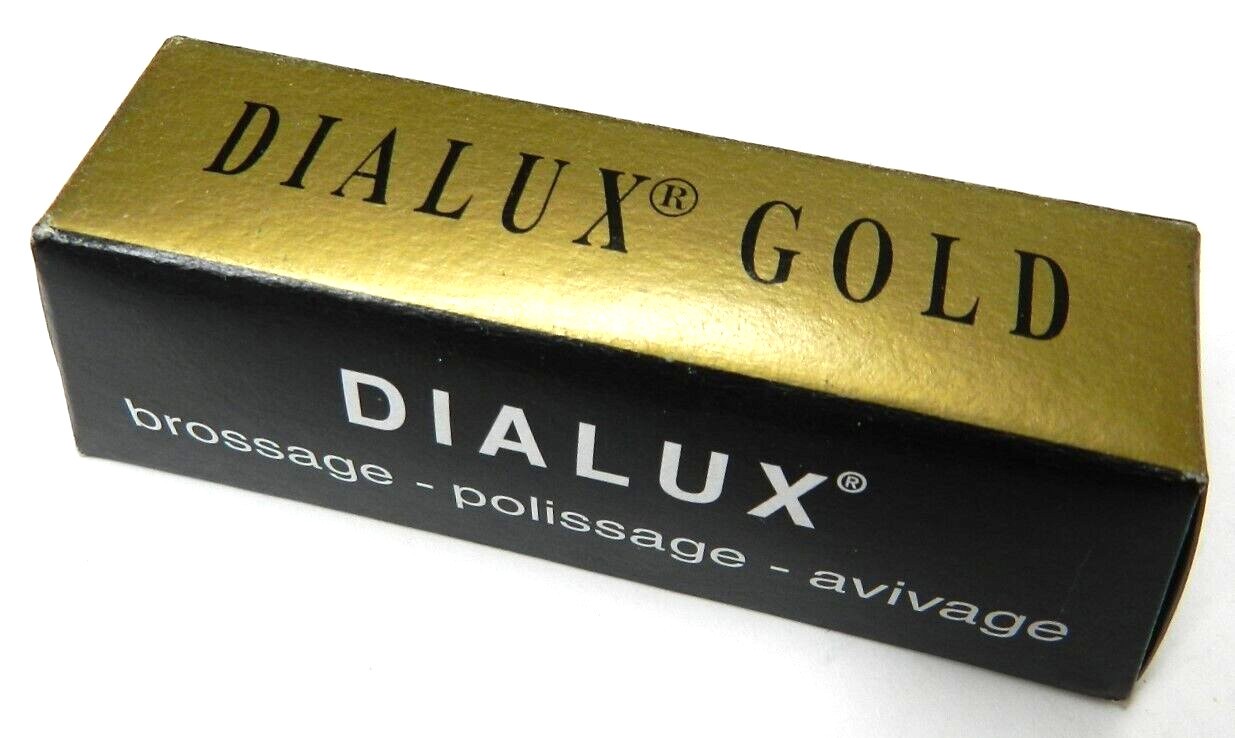 Dialux Gold Polishing Compound Jewelry Rouge Super-Finish Highest Gloss 1 Bar
