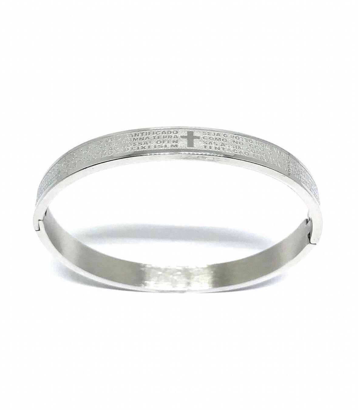 Stainless steel male and female prayer bracelet