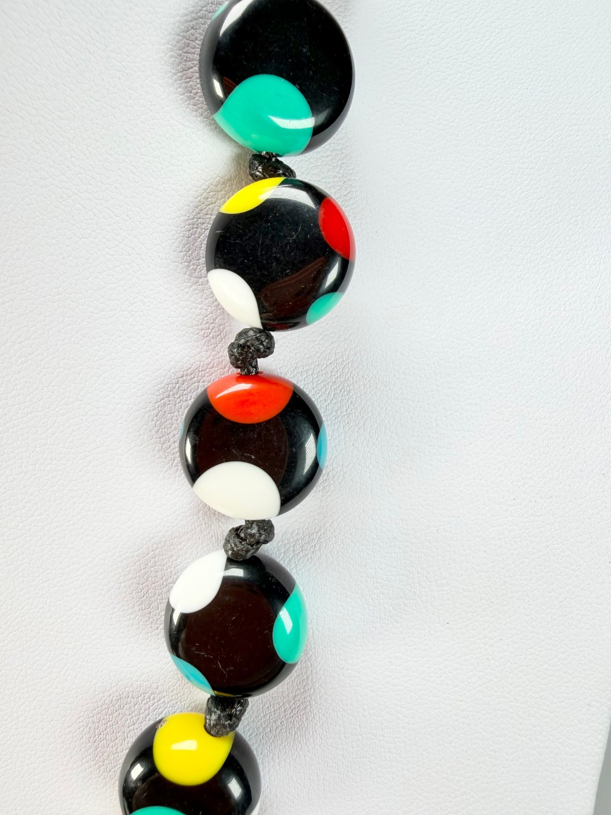 Sobral – Dots “Yoi” Multi coloured Dots Resin Necklace ( 005358 )