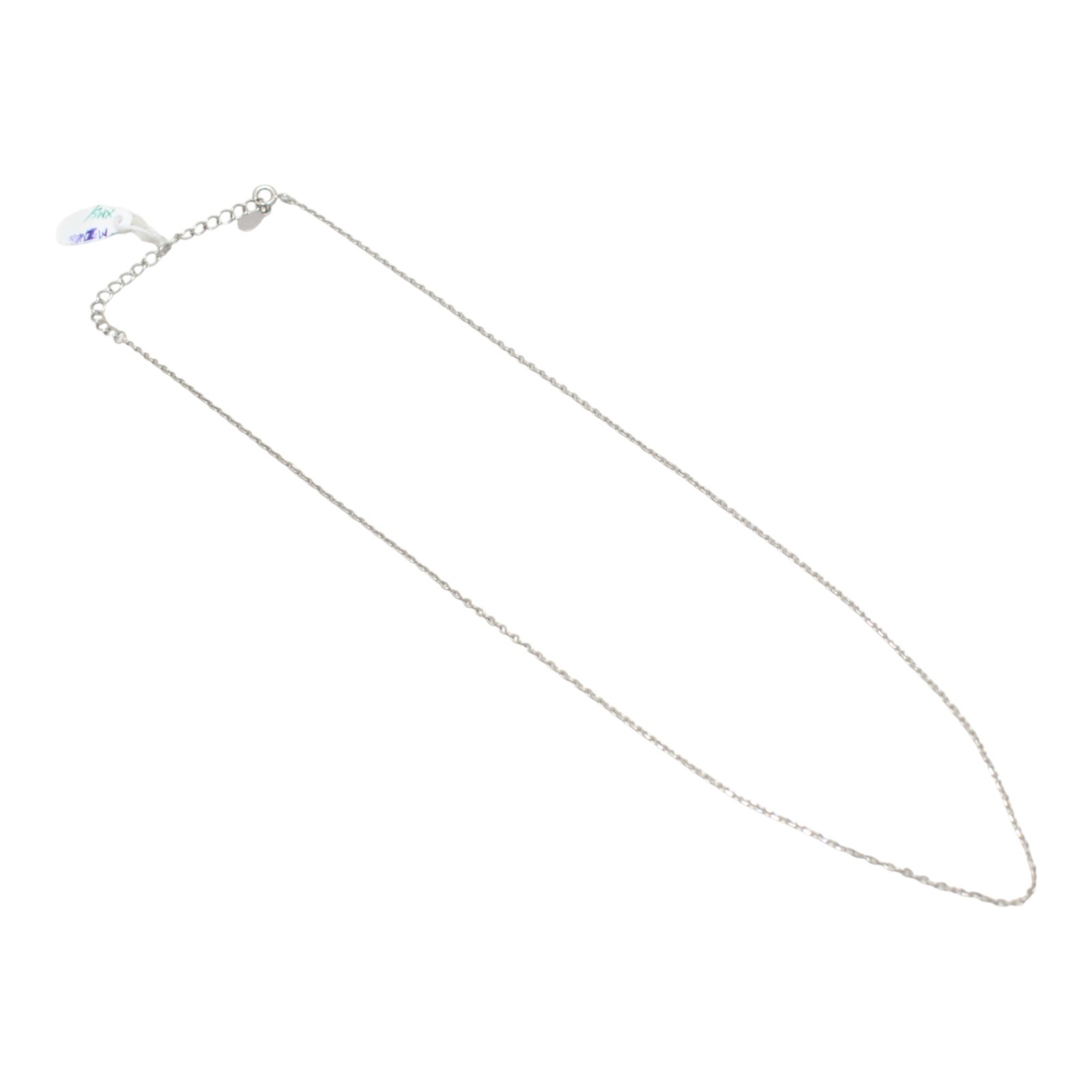 925 Sterling Silver Thin Link Chain 18.0″ Handmade Single Piece Unisex M0122